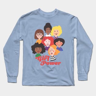 Girl Power and Love Long Sleeve T-Shirt